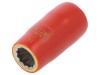 Cap de protecție tubular 1/2 oțel aliat 12-puncte izolat