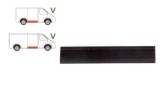 Panou reparatie usa VW TRANSPORTER (T4)/CARAVELLE/MULTIVAN, 07.1990-03.2003, partea dreapta, inferior; metal galvanizat; usa culisanta; pana la a dou