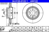 ATE 24.0120-0122.1 Disc frana
