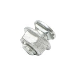 Set 100 suruburi cu piulita M8x12 mm pentru imbinare jgheab metalic