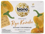 Crispbread Biona din secara integrala cu susan bio vegan 200g