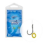 Carlige Legate Benzar Method Egg Rig Mono, 2buc/plic (Marime Carlige: Nr. 10)