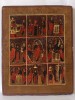 Praznicar, Icoana veche pe lemn, Invierea Domnului Isus, documentatie, sec. 18, 31,2x24,9cm