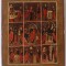 Praznicar, Icoana veche pe lemn, Invierea Domnului Isus, documentatie, sec. 18, 31,2x24,9cm