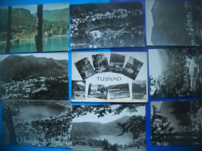 HOPCT LOT NR 181 TUSNAD JUD HARGHITA -9 CARTI POSTALE-RPR-CIRCULATE foto