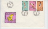 C12 - FDC Romania - CM de atletism - Tokio - LP1268 - 1991