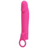 Cumpara ieftin Vibrator Clasic Xiucoatl, Roz, 15 cm, Pretty Love