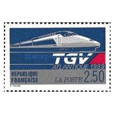Franta 1989 - TGV, tren rapid, neuzata