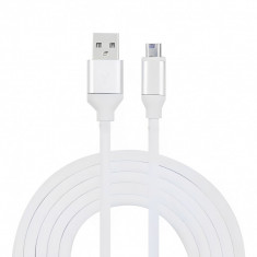 Cablu de date si incarcare 2M Lungime, USB A la TYPE-C alb