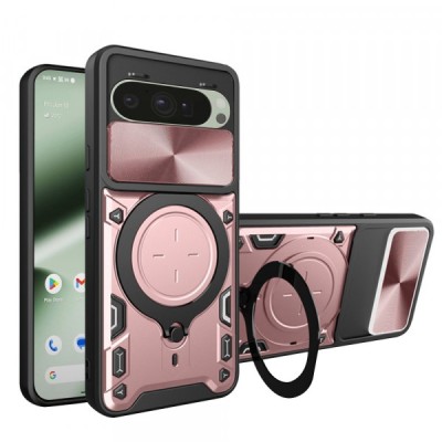 Husa pentru Google Pixel 10 Pro / 10, Techsuit, CamGuard Pro, Roz Aurie foto