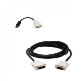 Cumpara ieftin Adaptor cablu DisplayPort to DVI-D + cablu DVI-D to DVI-D NewTechnology Media