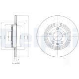 DELPHI BG4081C Disc frana