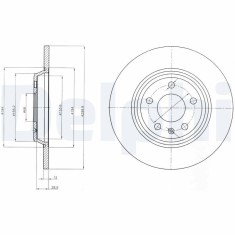 DELPHI BG4081C Disc frana