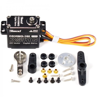 Modul nano DC Motor Digital Servo RDS3225 max. 35KG IP67 DS35MG-180 grade 7.4V 9imod RC3053A foto