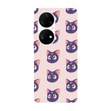 Husa compatibila cu Huawei Nova Y70 model Sailor Moon Happy Luna, Silicon, TPU, Viceversa, Transparent, Carcasa