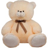 Ursuleț de Pluș Amek Toys, Gigant 68CM, Bicolor, Cu Fundiță, Material Poliester