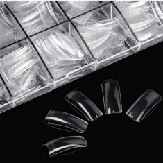 Tipsuri Unghii False French Transparente 500buc