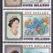 DB1 Fauna Marina Ins. Cook 1993 Pesti 3 v. MNH