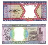 Mauritania 100 Ougulya 2002 P-4k UNC Bancnota Straina Africa
