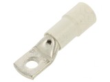 Inelar Tubular M8 &Oslash; 8.4mm 50mm2 Alb Crimpat pe Cabluri