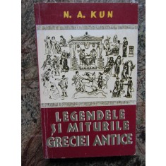 LEGENDELE SI MITURILE GRECIEI ANTICE-N.A.KUN