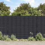 VidaXL Panouri intimitate grădină 4 buc. gri &icirc;nchis mat 35x0,19 m PVC