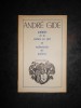 ANDRE GIDE - AMINTIRI DE LA CURTEA CU JURI / SECHESTRATA DIN POITIERS