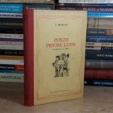 S. MARSAC - POEZII PENTRU COPII , IN ROMANESTE DE A. TOMA , 1954 #