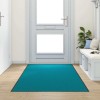 VidaXL Covoraș de intrare Cyan și Negru 120 x 250 cm Poliamidă și PVC 4100749