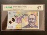 Romania 100 lei 2022 pick 121m grad 67 pmg