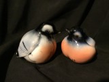 Decor / Vintage / Colectie - Doua pasari din portelan model deosebit !