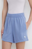 Cumpara ieftin Abercrombie &amp; Fitch pantaloni scurti femei, neted, high waist