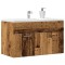 vidaXL Dulap chiuvetă baie, lemn vechi 90x38,5x46 cm lemn prelucrat