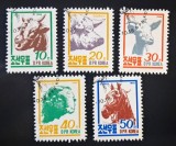 Coreea de Nord (1990) - Serie completă "Animale Domestice de Fermă" (Obliterat / Ștampilat) VRT1