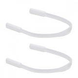 Set 2 Curele anti-alunecare pentru ochelari, Kwmobile, Transparent, Silicon, 51742.02