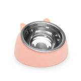 Bol de hrănire pentru pisici &ndash; 165 x 100 mm &ndash; roz