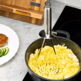 Zdrobitor pentru legume, piure, inox, 28 cm, Kinghoff