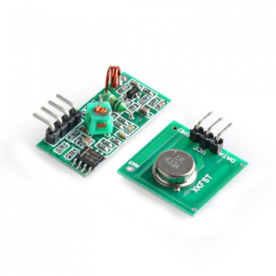 433MHZ RF wireless transmitter modul si reciever kit foto