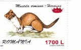 ROMANIA 2000 LP 1505 FAUNA 97 SUPRATIPAR COROANA SERIE MNH, Nestampilat