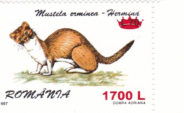 ROMANIA 2000 LP 1505 FAUNA 97 SUPRATIPAR COROANA SERIE MNH