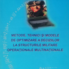 METODE, TEHNICI ȘI MODELE DE OPTIMIZARE A DECIZIILOR - GHEORGHE CALOPAREANU