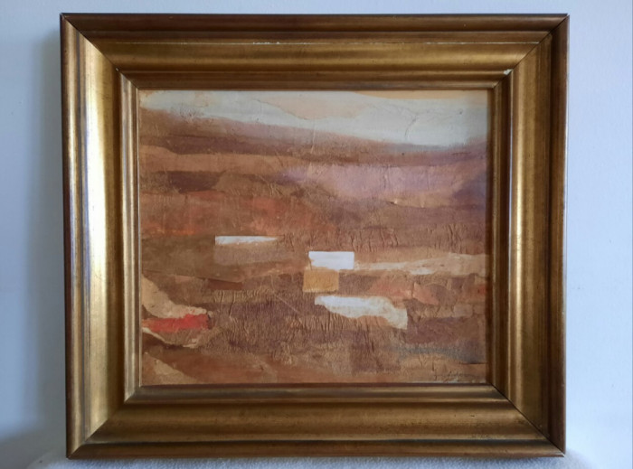 Pictură &icirc;n ulei pe tablă, Fernando Salda&ntilde;a Cordova, 55.2x49.2cm