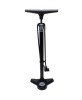Pompă Aer Podea cu Manometru 14 BAR / 200 PSI, Cap Dublu Universal AV/DV/FV, Negru