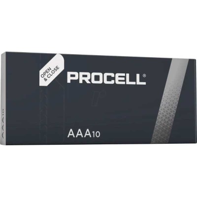 Set baterii alkaline Duracell ProCell AAA LR03 1.5V MN2400 10buc foto