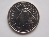 25 CENTS 2008 BARBADOS-magnetic, America de Nord