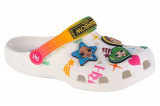 Cumpara ieftin Papuci flip-flop Crocs Classic Rainbow High Kids Clog 208117-90H alb