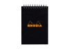 Blocnotes A6, spirala, 80 file, Rhodia Classic, black