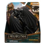 CUM SA ITI DRESEZI DRAGONUL FIGURINA DRAGON TOOTHLESS CU ARIPI MOBILE 20CM