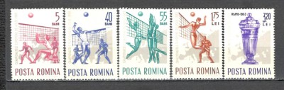 Romania.1963 C.E. de volei ZR.198 foto