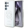 Husa pentru Samsung Galaxy S25 Ultra S938, Karl Lagerfeld, IML Rhinestones Karl&#039;s Head, Transparenta